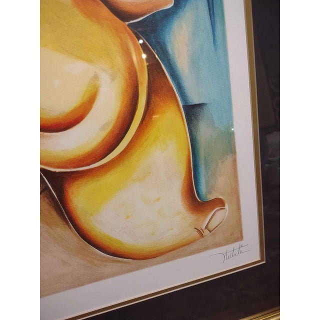 Alexandra Nechita Signed Lithograph a New Tomorrow Cubist Idem Paris Framed For Sale - Image 4 of 10