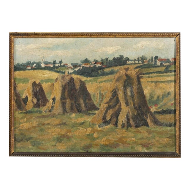 Portuguese School Artist, Medas, Oil on Canvas For Sale