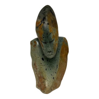 African Shona Stone Mother Sculpture For Sale