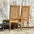 Wood Vintage Italian Regency Cane and Wood Side Chairs - a Pair For Sale - Image 7 of 11