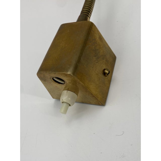 Vintage German Wall Lamp with Metallic Pink Screen, 1950 For Sale - Image 6 of 10