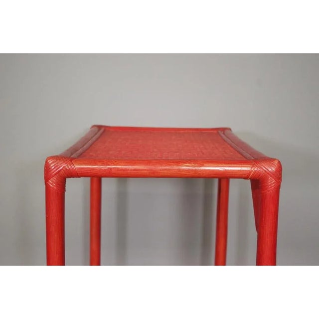 1980s Bamboo Beverage Cart, 1980s For Sale - Image 5 of 11