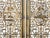 Vintage Finish Openwork Floral 4 Panels Wood Floor Screen Room Divider For Sale In San Francisco - Image 6 of 10