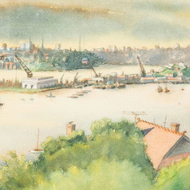 1960s 'Sydney, Australia From Darling Point' by Brett Hilder, 1961 For Sale - Image 5 of 8