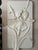 White Iris Relief Signed Limited Edition, Large 36 Inch, Botanical Wall Art For Sale - Image 13 of 14