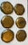 Florentine Vintage Italian Gilt Wood Coasters - Set of 6 For Sale - Image 4 of 4