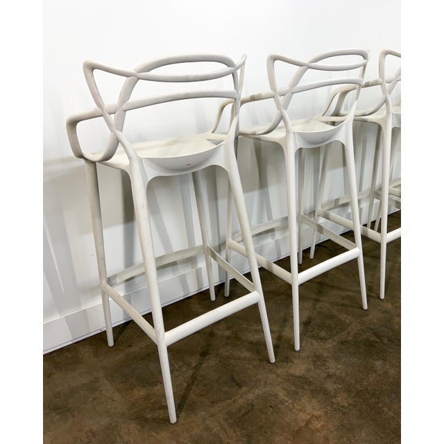 Kartell Bar Stools by Starck & Eugeni Quitllet, Set of 4 For Sale - Image 9 of 18