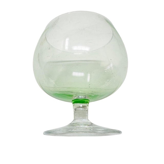 Glass Mid-Century Modern Harlequin Miniature Brandy Snifters - Set of 6 For Sale - Image 7 of 9