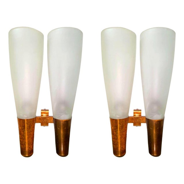 Pair of Wall Lamps 1537 for Fontana Arte, 1935 For Sale - Image 6 of 7