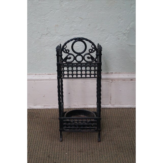 Bradley & Hubbard Cast Iron Cane Stand Chairish