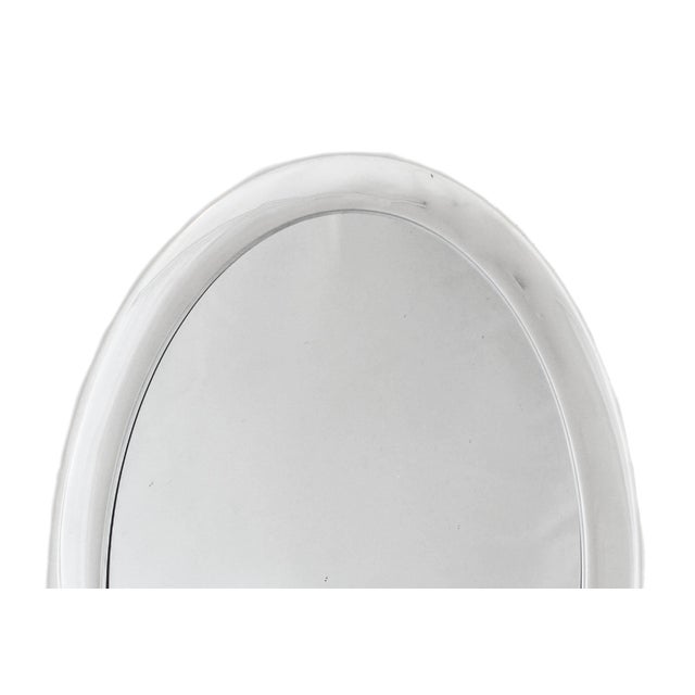 Art Deco 1920s Sterling Silver Art Deco Vanity Mirror For Sale - Image 3 of 6