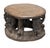 African Vintage Large Baga Carved Stool /Table Nimba Kneeling Figures 27.5" W For Sale - Image 3 of 12