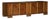 Large Danish Modern Sculptural Oak Sideboard with Paneled Doors, 1950s For Sale