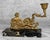 Metal Vintage French Neoclassical Brass & Marble Figural Candlestick Holder - A Pair For Sale - Image 7 of 11