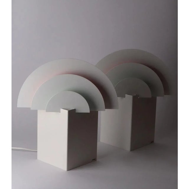 Postmodern Rainbow Table Lamps from Boréns, 1980s, Set of 2 For Sale - Image 6 of 8