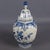 Vintage Porcelain Potiche Vase with Blue Lion Lid from Royal Delft For Sale - Image 4 of 12