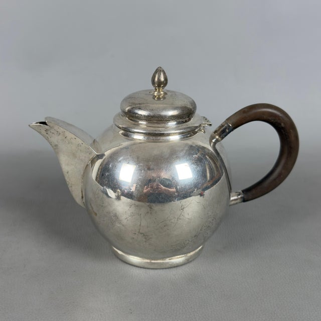 Antique Silver Plated Tea Set, 1900s, Set of 3 For Sale - Image 3 of 11