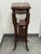 Design Plus Gallery presents a Chinoiserie Carved Wood Tiered Stand with Marble Top. This distinctive stand is constructed...