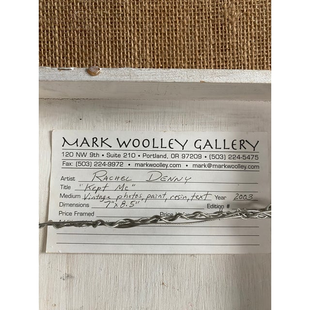 Rachel Denny Collage Painting Photographic Mixed Media Art Piece, 2003 For Sale - Image 18 of 18