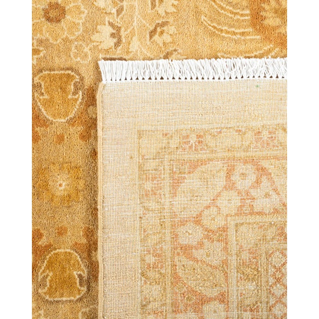 2000 - 2009 Mogul, One-of-a-Kind Hand-Knotted Area Rug - Ivory, 8' 2" x 10' 5" For Sale - Image 5 of 8