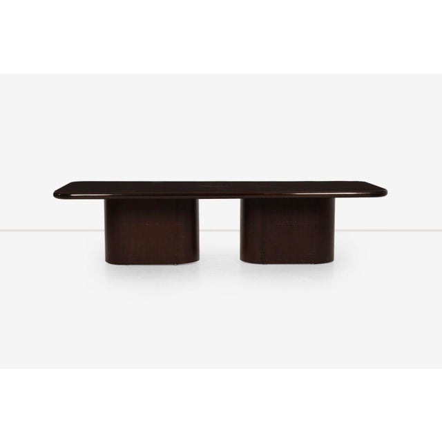 Mid-Century Modern 1960s Roger Lee Sprunger for Dunbar – Double Pedestal Dining or Conference Table For Sale - Image 3 of 6