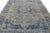 Modern Hand-Knotted Oushak Style Area Rug in Slate Grey & Cobalt Blue Wool 9x12 For Sale - Image 10 of 12