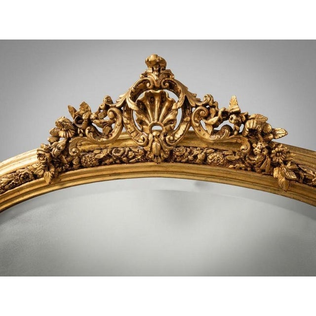A very attractive and well-proportioned Victorian style overmantel mirror available for viewing in our showroom. The frame...