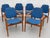 Arne Vodder Rare Mid Century Modern Danish Teak Model 203 Dining Chairs by Arne Vodder for France & Daverkosen, Set of Six For Sale - Image 4 of 15