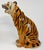 Mid 20th Century Vintage Hand-Painted Italian Tiger Statue For Sale - Image 5 of 10