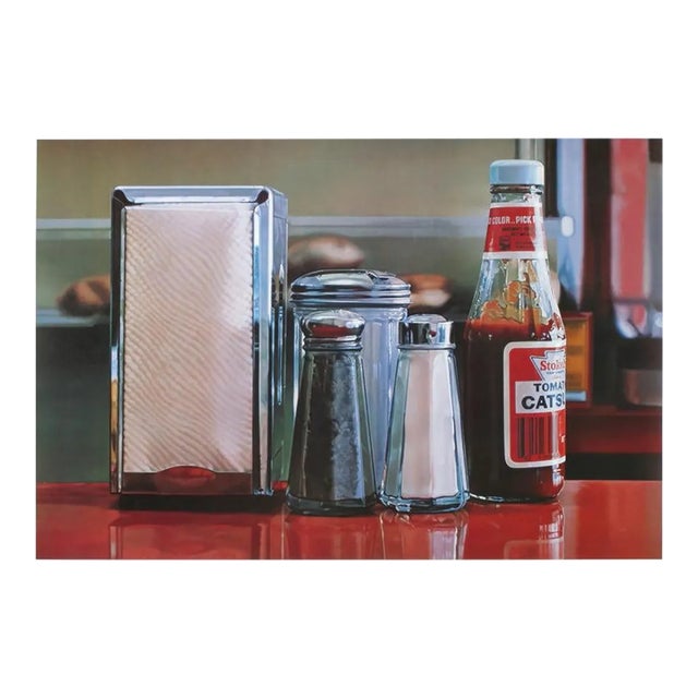 1982 Ralph Goings 'Color Pick' Realism Red,Multicolor USA Offset Lithograph For Sale