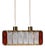Mid-Century Modern Crystal and Brass Pendant Light by Wiktor Berndt for Flygsfors, Sweden, 1960 For Sale