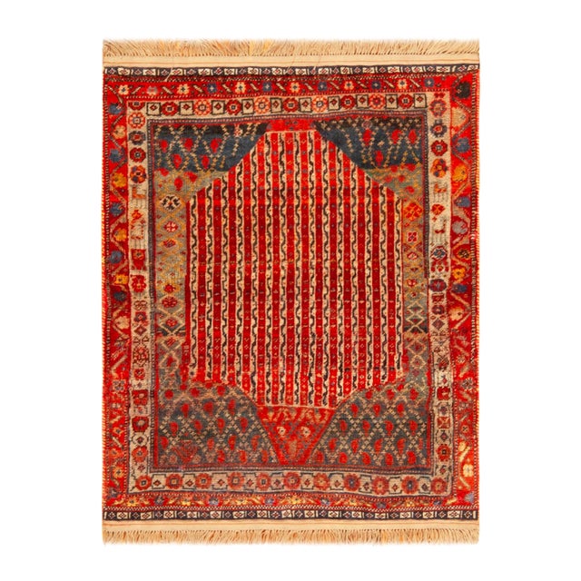 Nazmiyal Collection Antique Persian Qashqai Rug 73875 For Sale