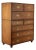 Vintage Campaign Chest of Drawers by Baker For Sale