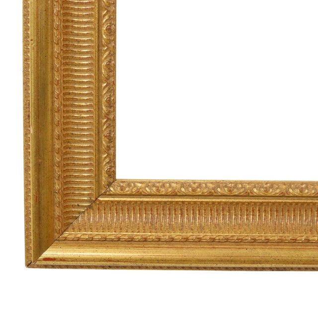 Gold-Colored Wooden Frame For Sale - Image 9 of 15