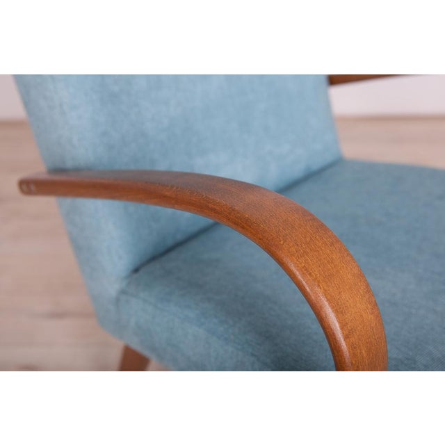 Set of Vintage Model 53 Lounge Chairs attributed to Jaroslav Smidek for Ton, 1960s For Sale - Image 14 of 16