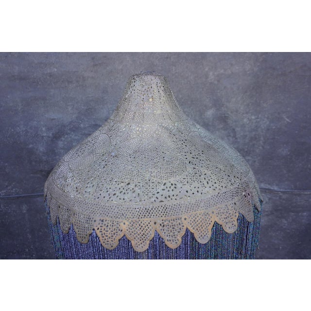 1920s Brass and Copper Egyptian Revival Floor Lamp For Sale In Los Angeles - Image 6 of 11