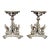 Antique Pair of Victorian Silver-Plated Centerpieces With Birds, Aesthetic Movement For Sale