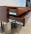 Vintage Modern Walnut and Metal Office End Tables For Sale - Image 11 of 15