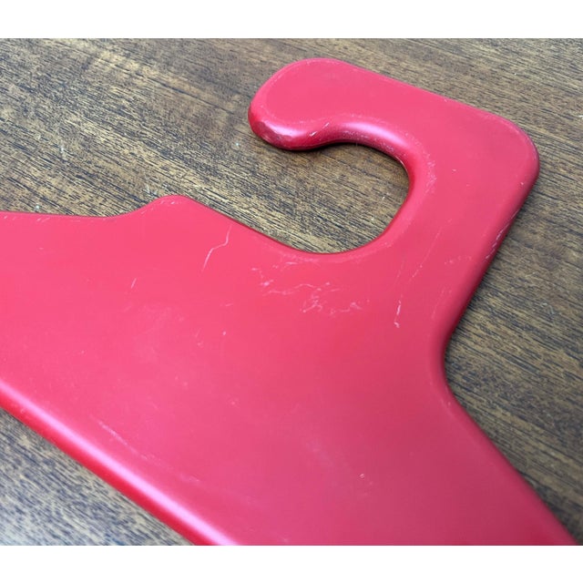Mid-Century Modern German Red Space Age Coat Hanger, 1960s, Set of 3 For Sale - Image 18 of 18