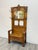 Arts & Crafts Vintage Oak Hall Rack For Sale - Image 3 of 11