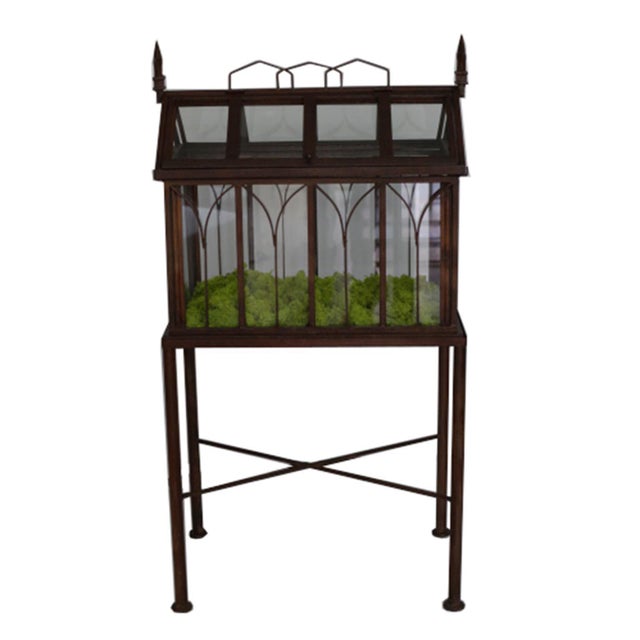 Circa 1900 Antique Wrought Iron Wardian Case Terrarium Chairish