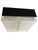 Mid 20th Century Modernist Original Flush-Mount Chandelier in Frosted Art Glass & Black Metal For Sale - Image 12 of 16