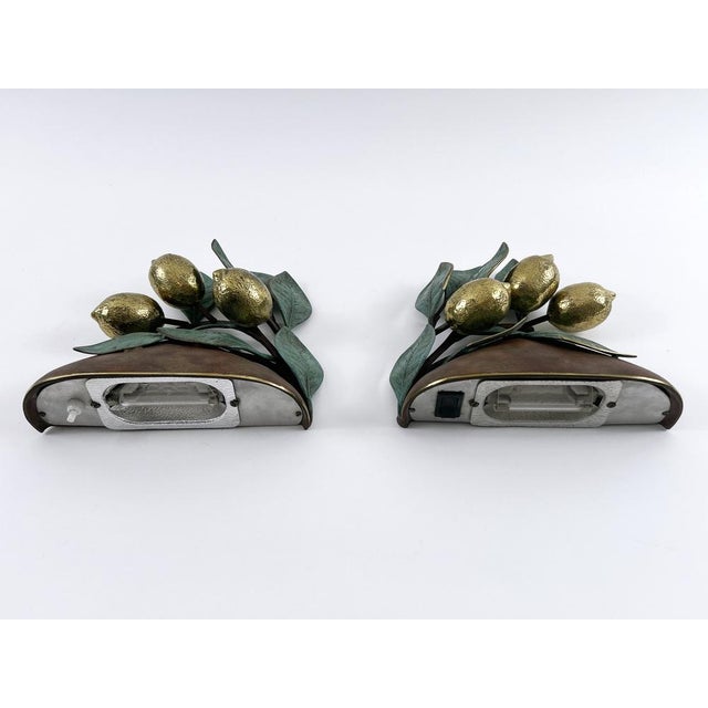 Mid-Century Brass Lemon Sconces by Hans Möller, 1970s, Set of 2 For Sale - Image 18 of 18
