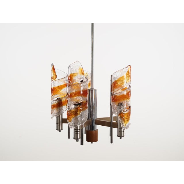 1970s Italian Pendant Lamp in Murano Glass, Italy, 1970s For Sale - Image 5 of 18