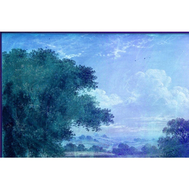 English Victorian Antique Oil Painting of a Devonshire Landscape, 19th Century For Sale - Image 15 of 18