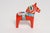 1960s Diminutive Scandinavian Modern Hand-Painted Dala Horse From Färnäs Sweden For Sale - Image 5 of 11