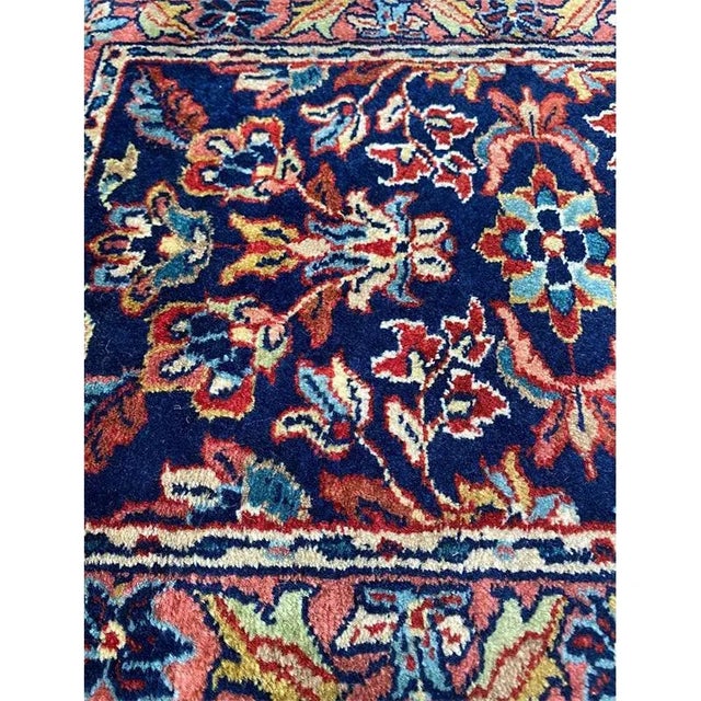 Textile Handwoven Sarouk Style Area Rug 1’4″ X 1’10” For Sale - Image 7 of 9