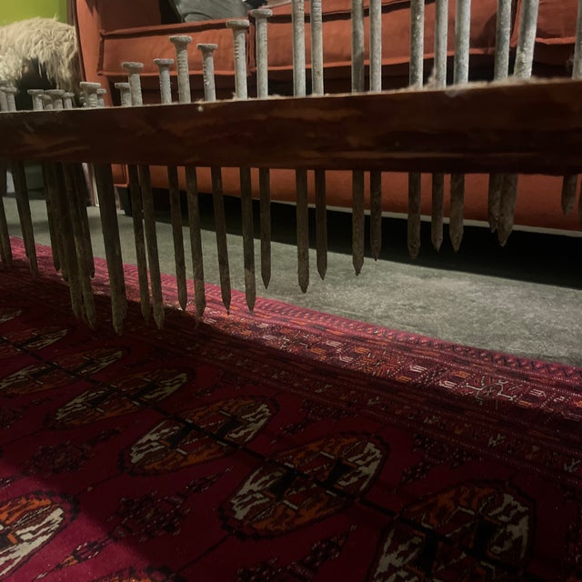 Sienna Custom Modern Coffee Table - Hudson River, Black Locust, Railroad Spike For Sale - Image 8 of 8