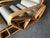Restored 1940s Rattan 2 Piece Square Pretzel 4-Strand Chaise Lounge For Sale In Los Angeles - Image 6 of 8