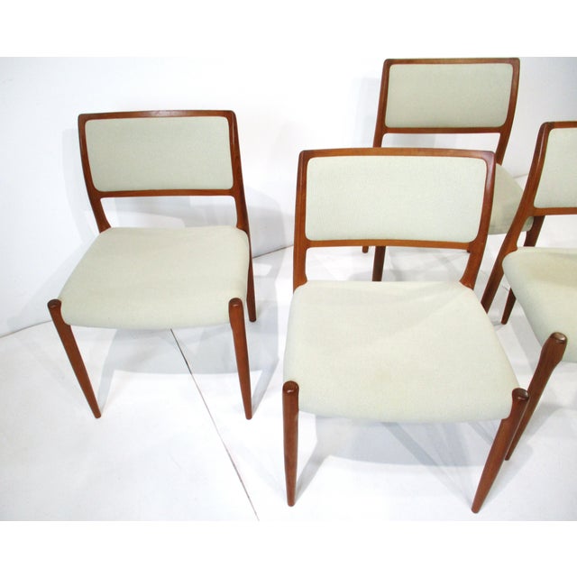 Niels O. Moller Teak Upholstered Dining Chairs by j.l. Moller Denmark For Sale - Image 10 of 15